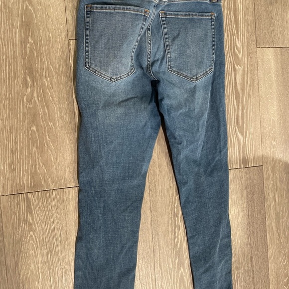 Aeropostale Ripped Skinny Jeans in Blue Size 6 Short - Picture 6 of 6